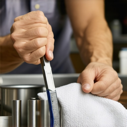 Maintaining Your Dishwasher with Precision Tools A person replacing or cleaning a dishwasher filter with specialized tools in a modern kitchen