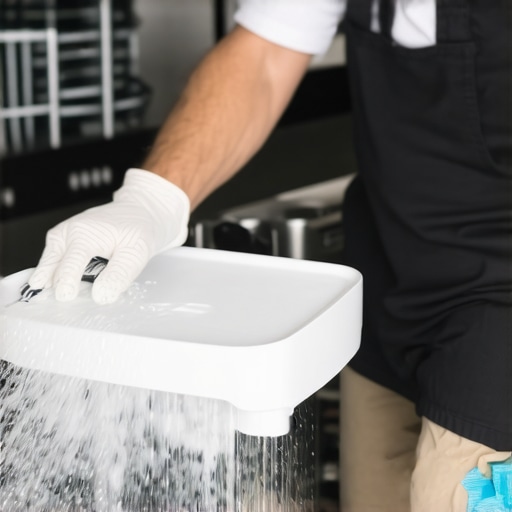 Maintaining Your Dishwasher with Proper Tools and Techniques Person cleaning dishwasher filter and spray arms for optimal maintenance