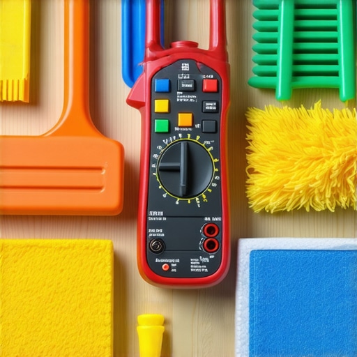 Various maintenance tools and a multimeter used for checking dishwasher components